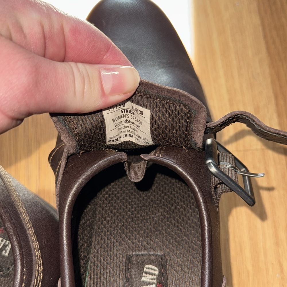 Eastland Brown Leather Loafers - Picture 7 of 8